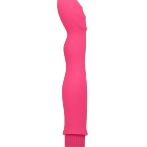 Timeless Fucsia – Vibrator Punctul G Waterproof, ABS si Silicon Premium, roz, 18.7 cm, Ø 2.8 cm
