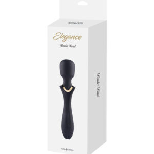 Wonder – Vibrator Wand Masaj Waterproof, Silicon Premium, Negru