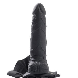 Real Flesh – Strap On cu dildo realistic, negru