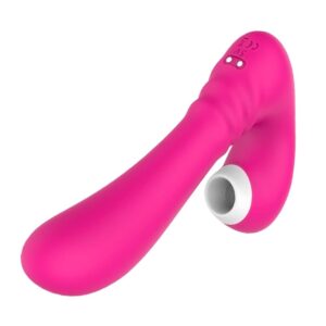 Sublime – Vibrator dublu cu telecomanda, stimulator punct G, suctiune