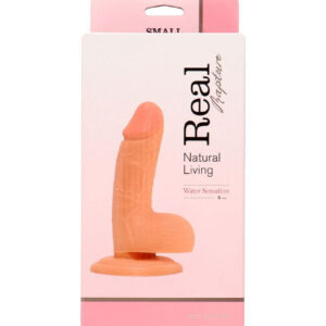 Flesh Sensation - Dildo realistic cu ventuza, 13.5 cm