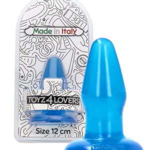 Jelly Milo Butt Plug - Dop anal flexibil, cu ventuza, albastru