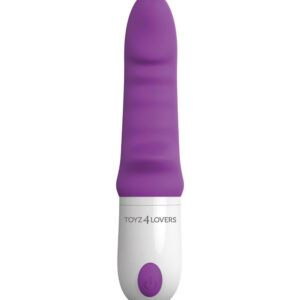 Rhinhorn Vibe – Vibrator Punctul G Waterproof, Silicon Premium, mov, 18 cm, Ø 3.4 cm