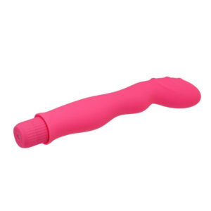 Timeless Fucsia – Vibrator Punctul G Waterproof, ABS si Silicon Premium, roz, 18.7 cm, Ø 2.8 cm