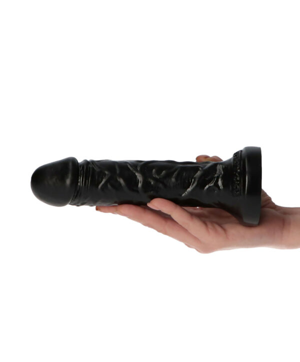 Camillo - Dildo realistic cu ventuza, negru, 20.5 cm