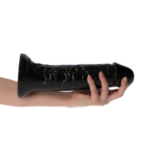 Sansone - Dildo XXL cu ventuza, negru, 28.5 cm