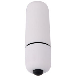 Mini Bullet – Mini Vibrator Clitoris Waterproof, ABS Premium, alb, 5.5 cm, Ø 1.8 cm