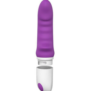 Rhinhorn Vibe – Vibrator Punctul G Waterproof, Silicon Premium, mov, 18 cm, Ø 3.4 cm