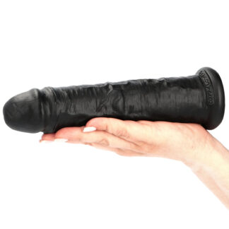 Enea - Dildo realistic cu ventuza, negru, 24 cm