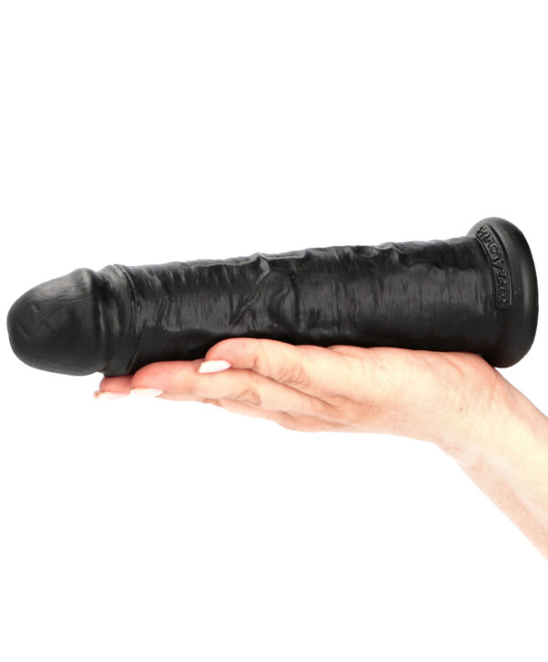 Enea - Dildo realistic cu ventuza, negru, 24 cm