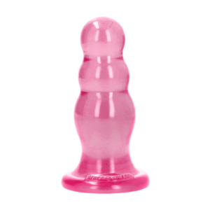 Extreme Jelly Butt Plug - Dop anal silicon, big, roz Ø 6 cm