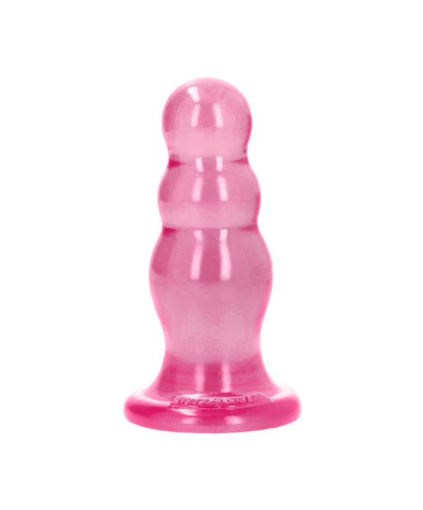 Extreme Jelly Butt Plug - Dop anal silicon, big, roz Ø 6 cm