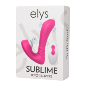 Sublime – Vibrator dublu cu telecomanda, stimulator punct G, suctiune