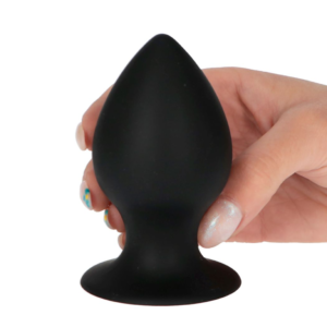 My Ass Butt Plug - Dop anal silicon premium, medium, negru