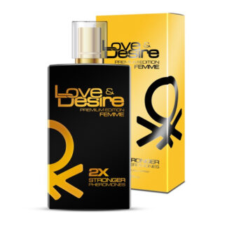 Love & Desire GOLD – Parfum cu feromoni pentru femei, premium - 100 ml