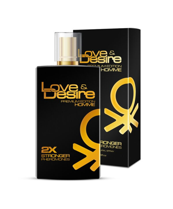Love & Desire GOLD – Parfum cu feromoni pentru barbati, premium – 100 ml