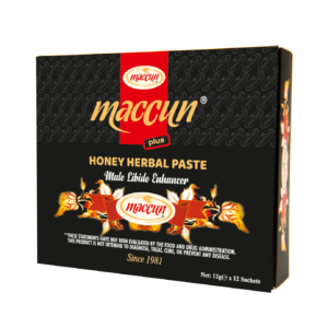Maccun – Pasta de miere afrodisiaca, turceasca 100% naturala, pentru potenta, ejaculare precoce, crestere libido, erectie, unisex - set 3 plicuri