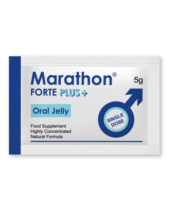 Marathon Forte Plus – Oral Jelly plicuri potenta barbati, cresterea performantei sexuale, supliment - 1 buc
