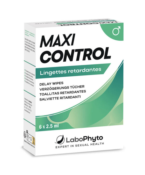 Maxi Control Labophyto – Șervețele anti ejaculare precoce, delay wipes -  6 buc