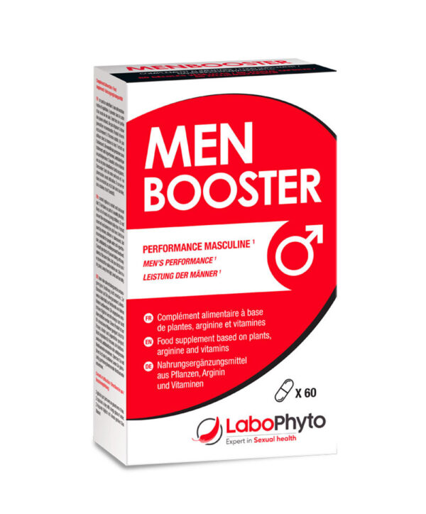 MenBooster Labophyto – Supliment imbunatatirea functiei erectile si a nivelului de testosteron, cu L-arginine, Maca, Muira puama - 60 buc