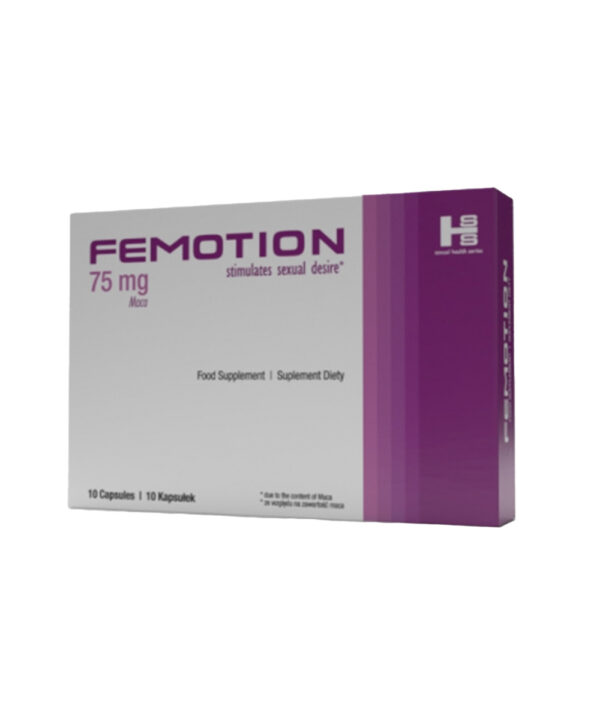 Femotion – Capsule crestere libido scazut femei, orgasm intens, cu L-Arginina, Maca, Zinc - 10 buc