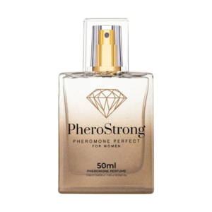 PheroStrong Perfect – Parfum cu feromoni pentru femei, cu note de litchi, ambra si trandafir - 50 ml