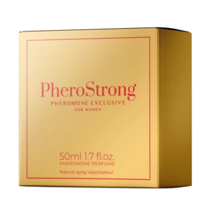 PheroStrong Exclusive – Parfum cu feromoni pentru femei, cu note de lemn de coacaze negre si iris - 50 ml