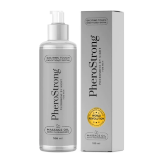 PheroStrong By Night – Ulei de masaj erotic cu feromoni, pentru barbati - 100 ml