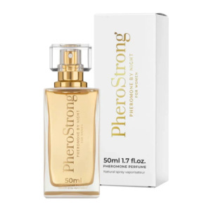 PheroStrong By Night – Parfum cu feromoni pentru femei, cu note de vanilie, patchouli si cedru - 50 ml
