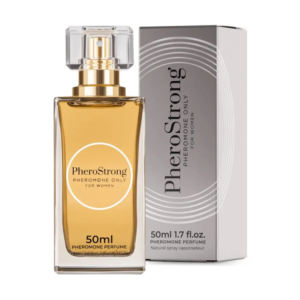 PheroStrong Only – Parfum cu feromoni pentru femei, cu note de vetiver, iasomie si zmeura - 50 ml