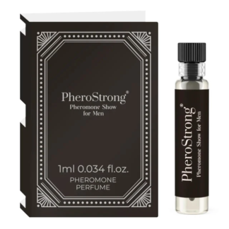 PheroStrong Show – Mostra Parfum cu feromoni pentru barbati, cu note de lavanda si boabe de tonka - 1 ml