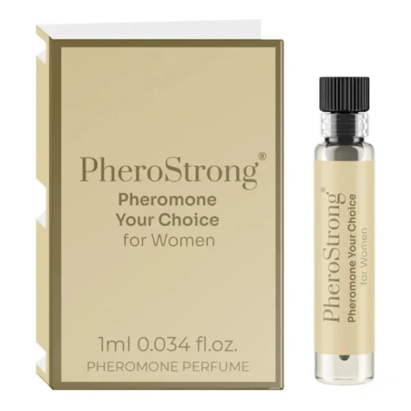 PheroStrong Your Choice – Mostra Parfum cu feromoni pentru femei, cu note de mango si iasomie - 1 ml