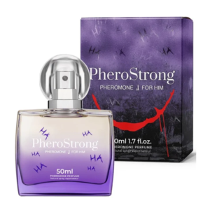 PheroStrong J – Parfum cu feromoni pentru barbati, cu note de ambra si iris - 50 ml