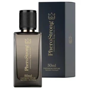 PheroStrong King – Parfum cu feromoni pentru barbati, cu note patchouli si lemn de santal - 50 ml