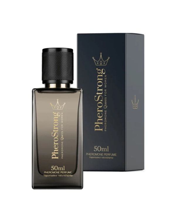 PheroStrong Queen – Parfum cu feromoni pentru femei, cu note de mosc, ambră si bujor - 50 ml