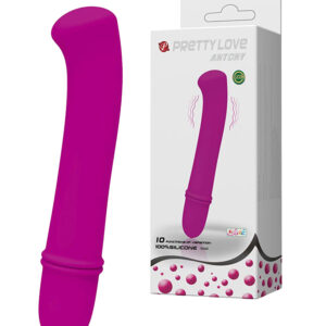 Pretty Love Antony – Vibrator Punctul G Waterproof, Silicon Premium, 12 cm, Ø 2 cm