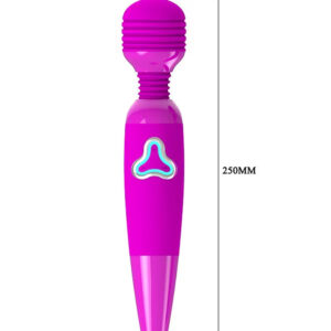 Pretty Love Body – Vibrator Wand Masaj, Silicon, violet, 25 cm, Ø 4.5 cm