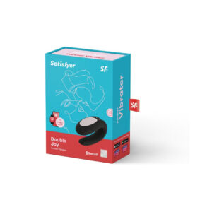 Satisfyer Double Joy - Vibrator Punctul G, Stimulator Clitoridian, smart, waterproof, pentru cupluri