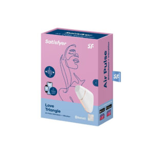 Satisfyer Love Triangle - Vibrator cu suctiune, stimulator clitoridian, Smart, Connect App