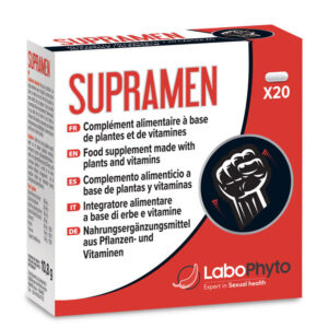 SUPRAMEN Labophyto – Capsule 4 in 1, anti ejaculare precoce, potență, erecție puternică, libido - 20 buc