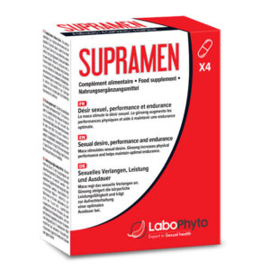 SUPRAMEN Labophyto – Capsule 4 in 1, anti ejaculare precoce, potență, erecție puternică, libido - 4 buc