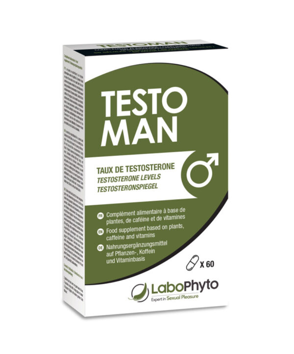 TESTOMAN Labophyto – Capsule creștere testosteron scăzut și erecție puternică - 60 buc