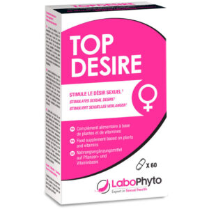Top Desire Labophyto – Afrodisiac Capsule crestere libido femei, cu Maca, Muira Puama, Rhodiola - 60 buc
