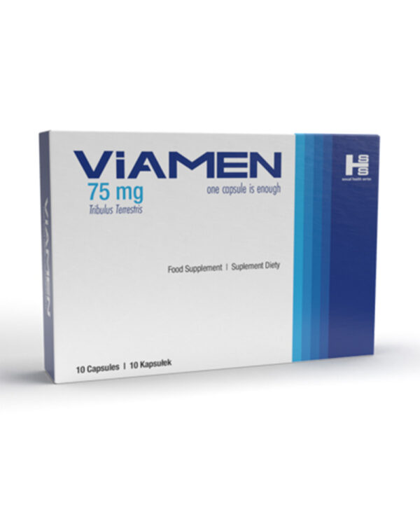 VIAMEN – Capsule erectie puternica, orgasm intens, cu L-Arginina, Maca si Zinc - 10 buc