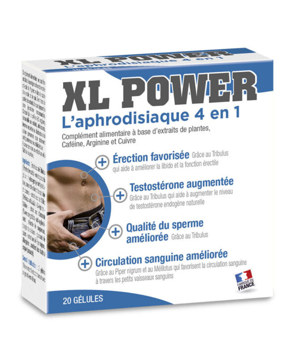 XL POWER Labophyto – Afrodisiac Capsule erectie puternica, crestere calitate sperma, testosteron - 20 buc