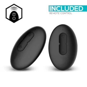 IY - Sasha - Vibrating Plug with Flipping Tongue and Remote - Black