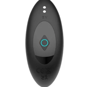 IY - Milton -Dual Tapping Anal Plug with Remote Control - Black