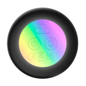 IY - Tainy - Thrusting Led Lighted Anal Plug with Remote Control - Black