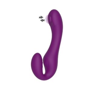 Xocoon Pulse Vibe - Vibrator Strapless Strapon, cu telecomanda, waterproof, pentru cupluri