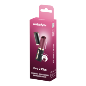 Satisfyer Pro 2 Kiss Lipstick - Vibrator Ruj, stimulator clitoris, waterproof